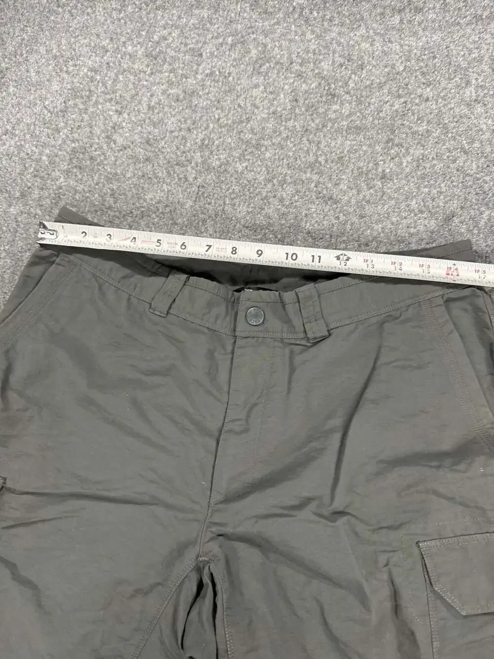 The North Face Men's Hiking Cargo Shorts Olive Green Size 36